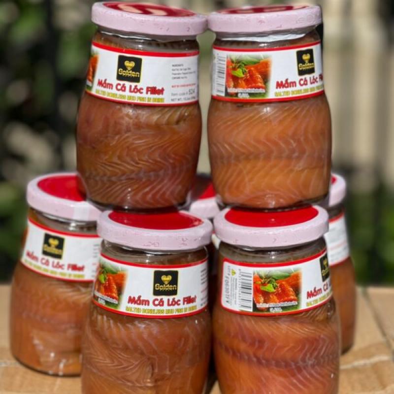 Salted boneless Mud fish in Brine/ Mắm Cá Lóc Fillet