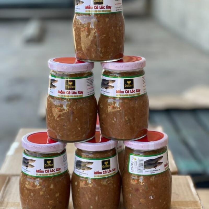 Salted Ground Mud Fish In Brine/ Mắm Cá Lóc Xay
