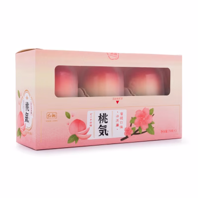 Tao Qi Peach Ice Cream (TaoQi TQ) 3pcs 225 g 225 g