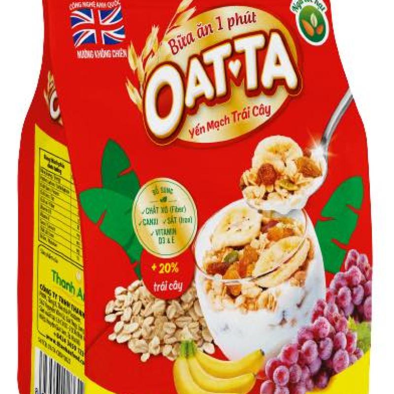 OATTA MATCHA – YẾN MẠCH TRÁI CÂY VỊ TRÀ XANH